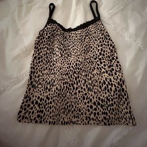 leopard print tank top
